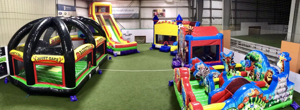 Inflatable Playground area at Off The Wall Sports